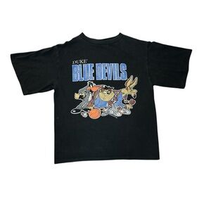 VNTG 1995 Duke Blue Devils Looney Tunes Warner Bros Seabee Sportswear Youth Lrg